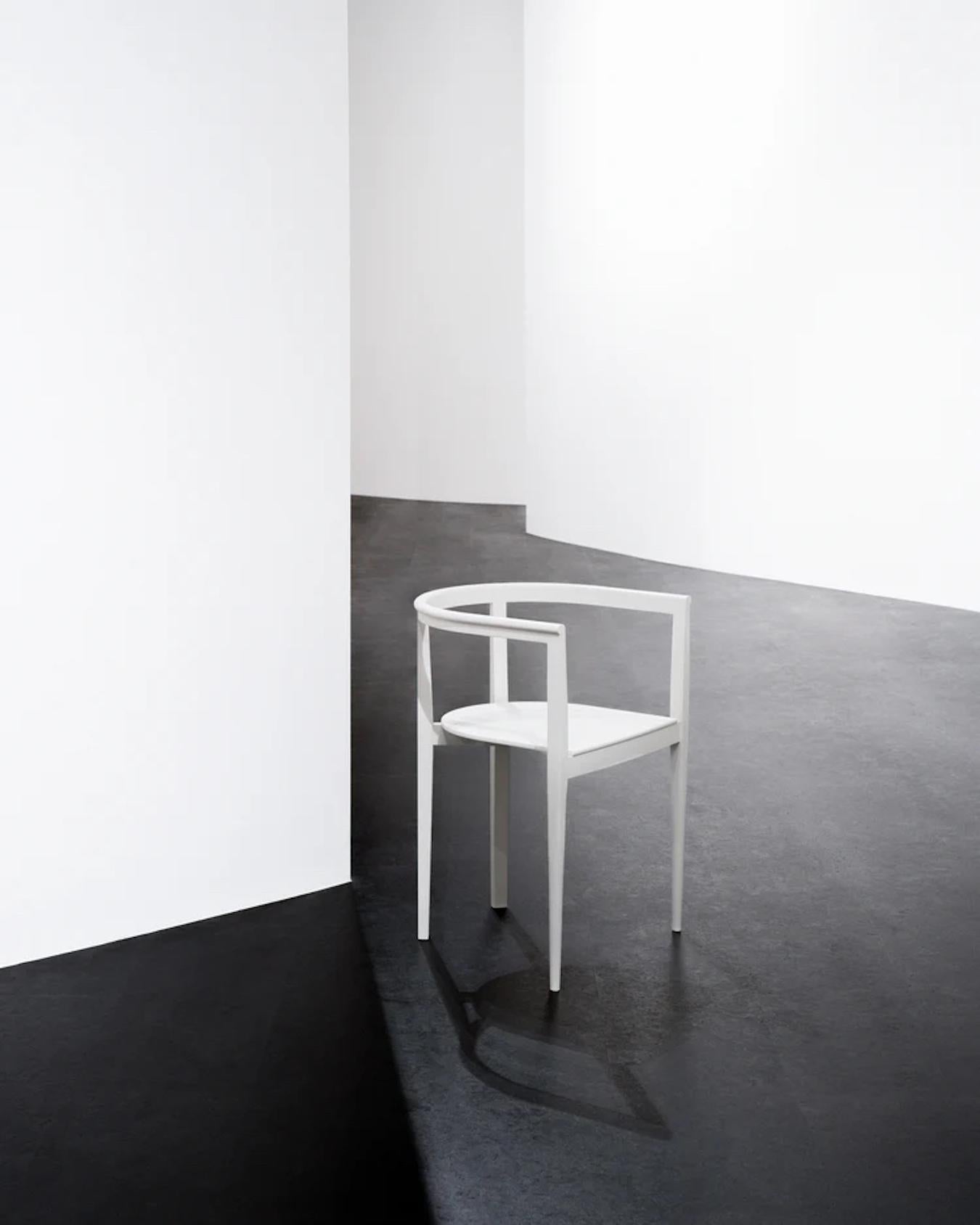 Contemporary Chair 'Elé' by Ann Demeulemeester, Beech Red (in stock) For Sale 8