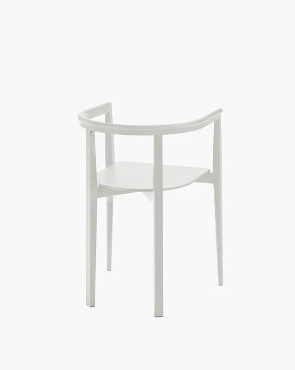 Scandinavian Modern Contemporary Chair 'Elé' by Ann Demeulemeester, Beech White (in stock) For Sale