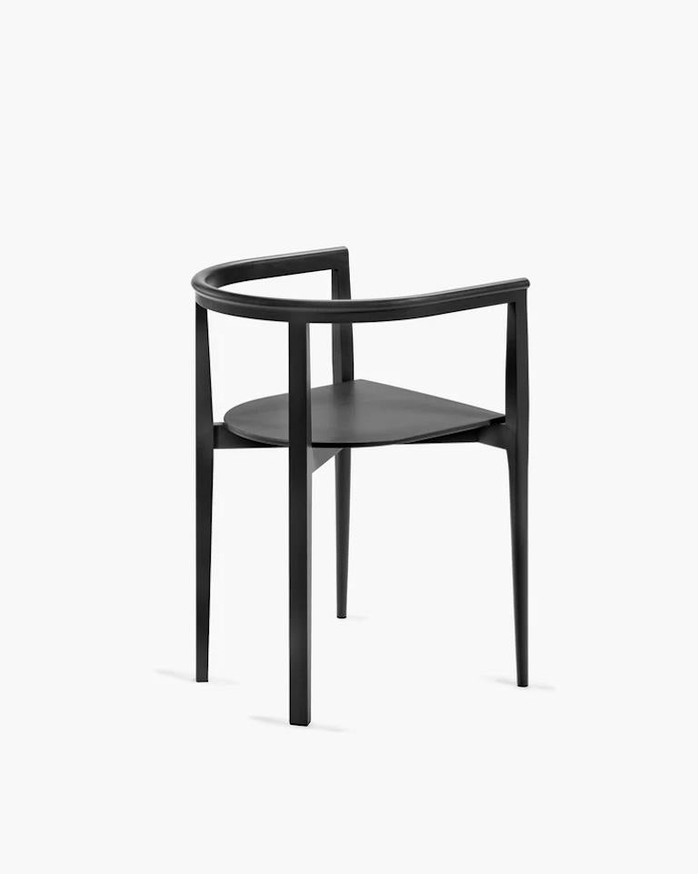 Contemporary Chair 'Elé' by Ann Demeulemeester, Black Beech (in stock) In New Condition For Sale In Paris, IDF