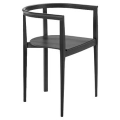 Silla Contemporánea "Elé" de Ann Demeulemeester, Haya Negra (en stock)