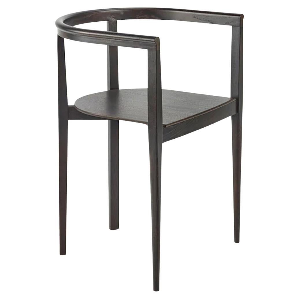 Contemporary Chair 'Elé' by Ann Demeulemeester, Brown Oak (in stock)