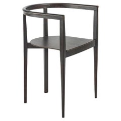 Contemporary Chair 'Elé' by Ann Demeulemeester, Brown Oak (in stock)