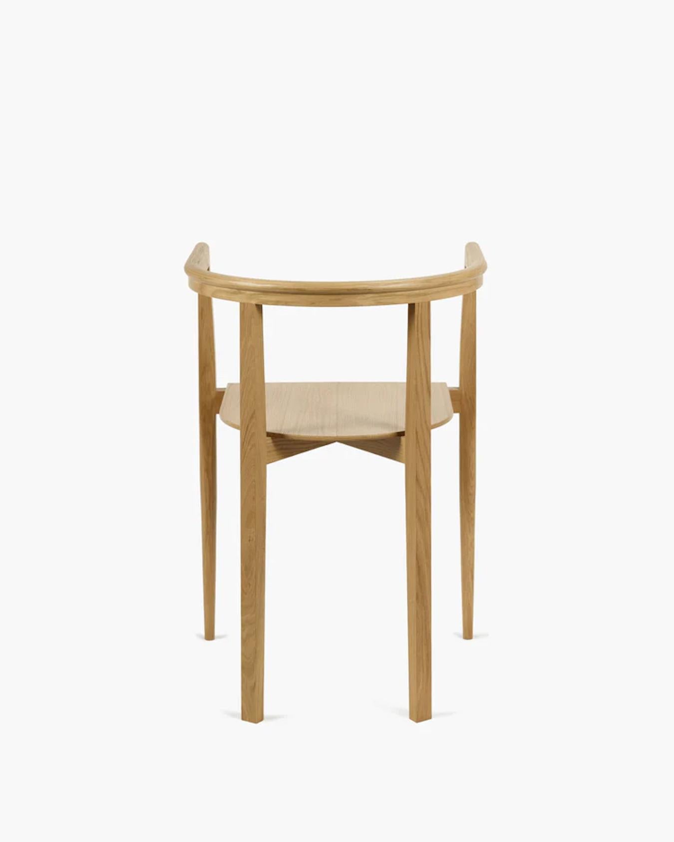 Scandinavian Modern Contemporary Chair 'Elé' by Ann Demeulemeester, Oak Natural (in stock) For Sale