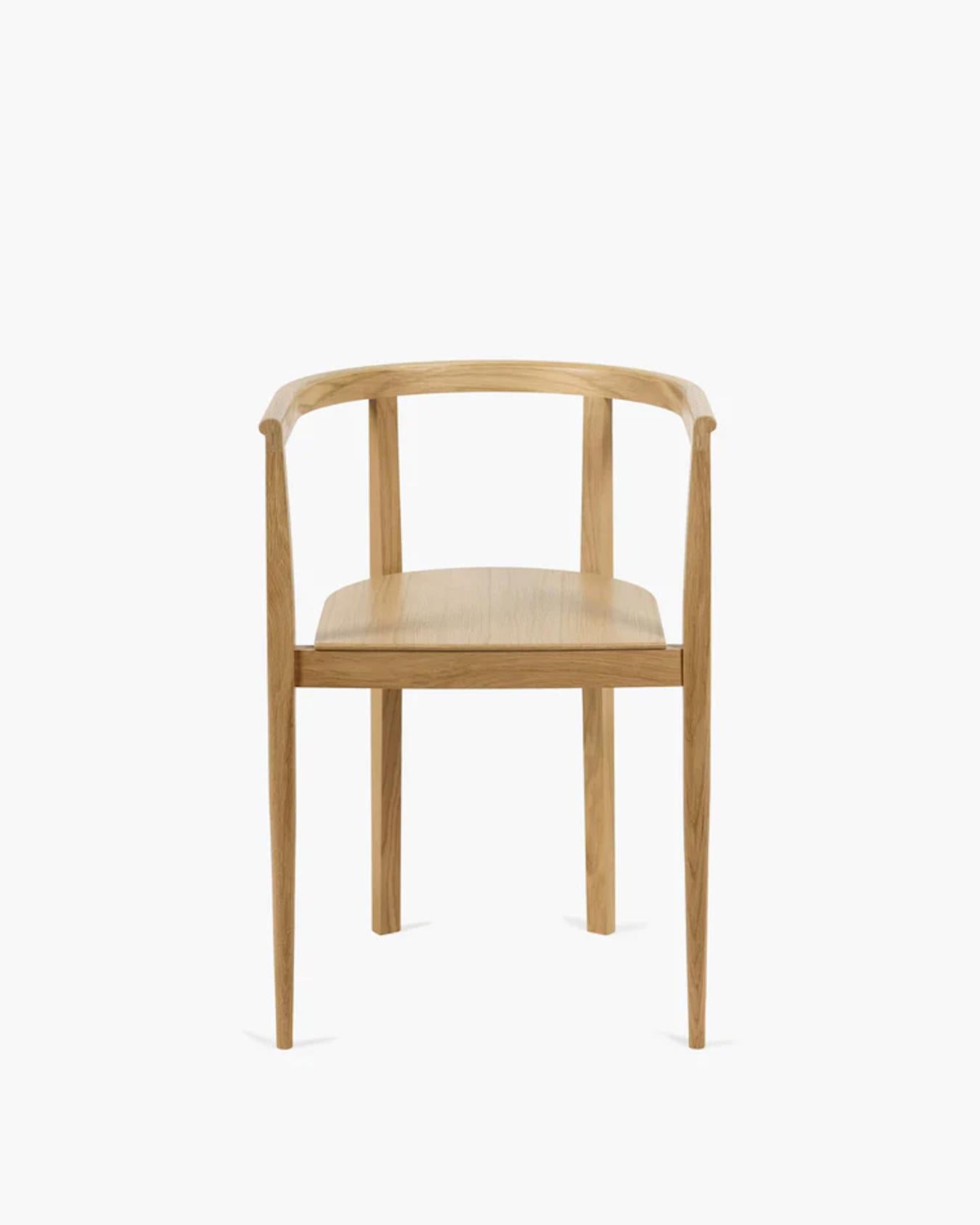 Belgian Contemporary Chair 'Elé' by Ann Demeulemeester, Oak Natural (in stock) For Sale