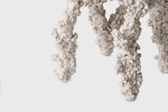 Chaise contemporaine Epimorph, aluminium recyclé, résine, minéral, Elissa Lacoste