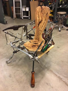 Contemporary Chair "Ferramenta" 'Tool' by Brazilian Designer Leo Capote