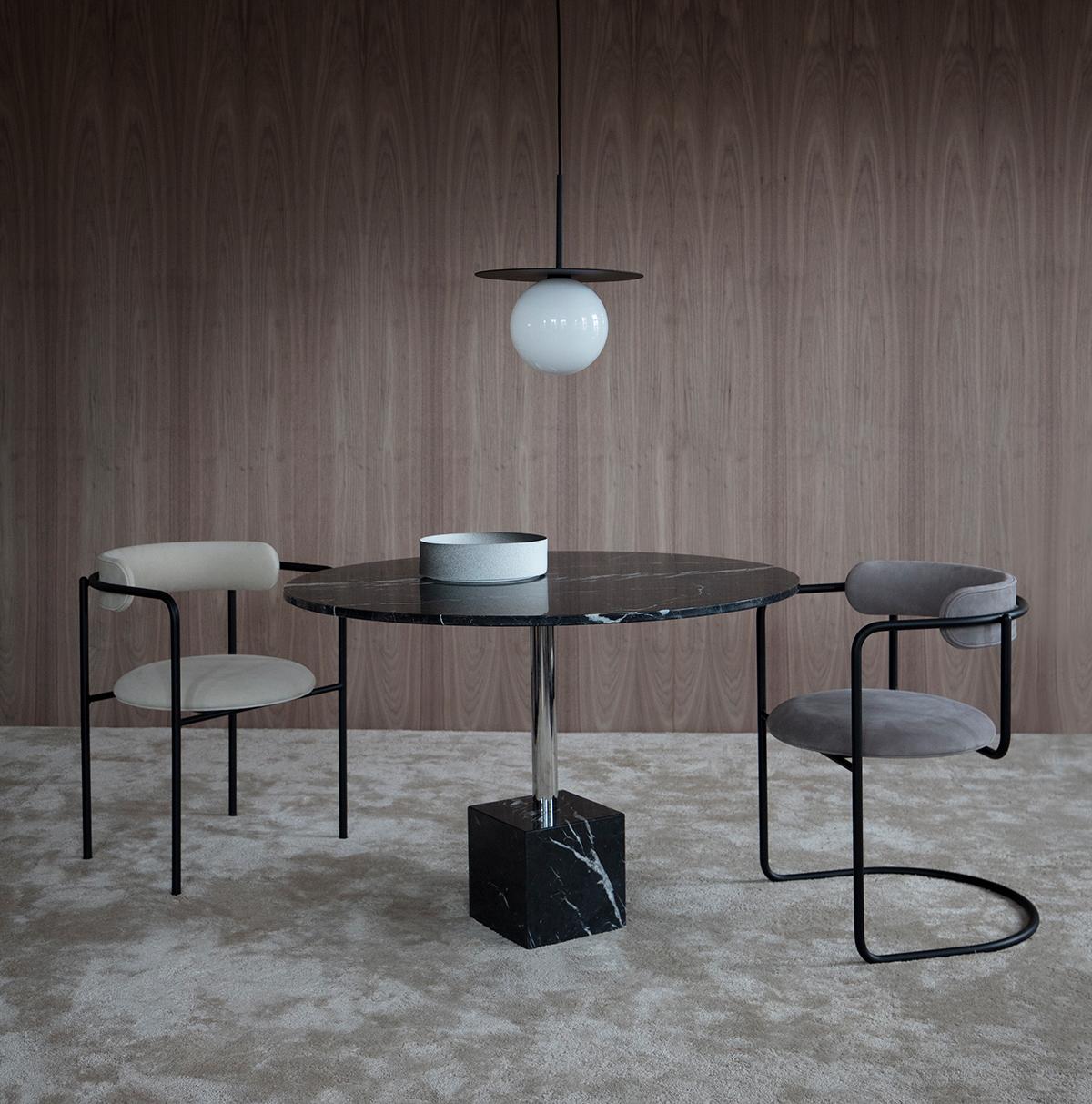 Contemporary Chair 'FF Cantilever' Cognac Leather, Chrome Legs In New Condition For Sale In Paris, IDF
