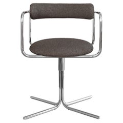 Contemporary Chair 'FF Swivel' Chrom, Barnum Stoff