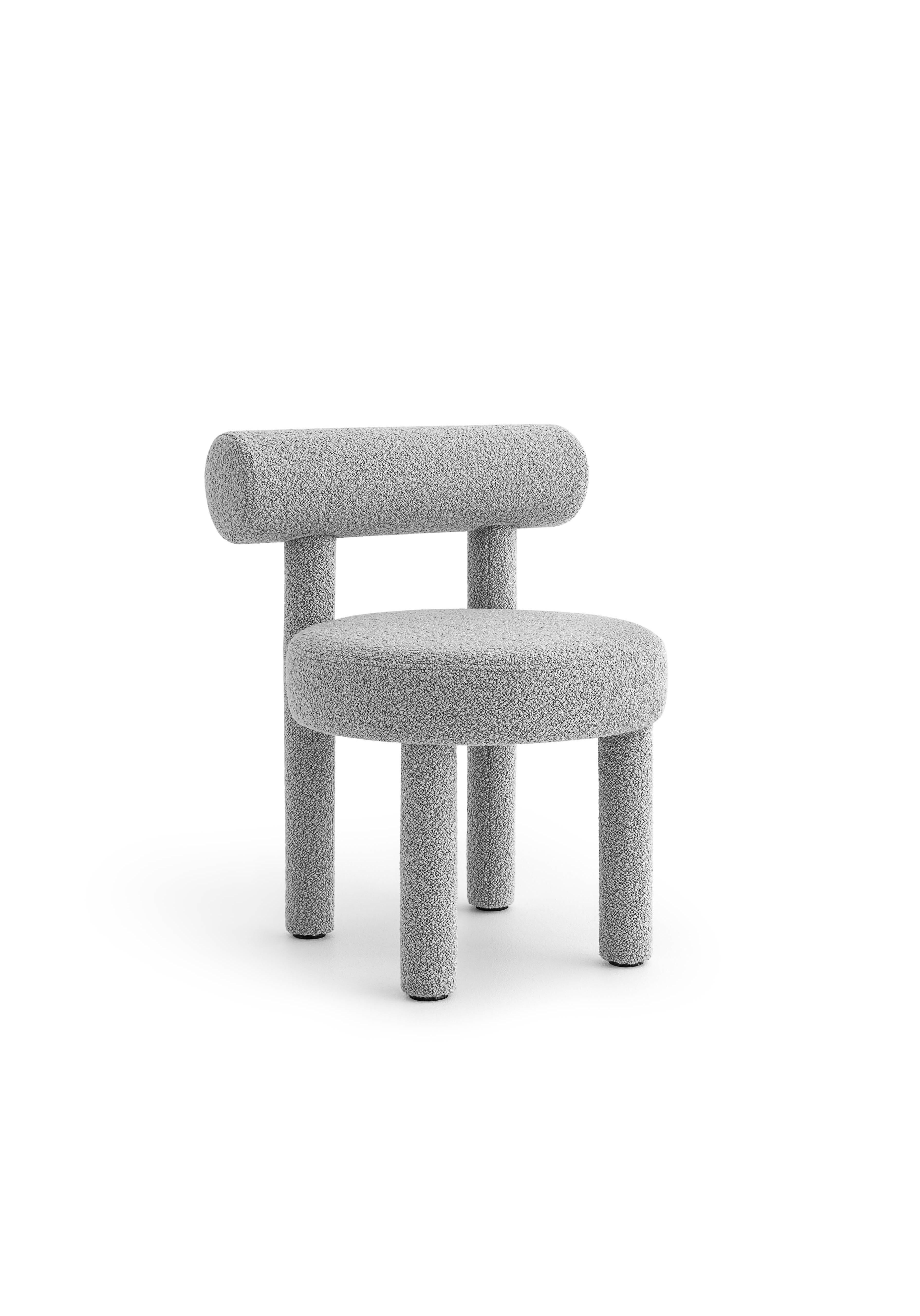 Chair Gropius CS1
Designer: Kateryna Sokolova for Noom

Model in the main picture: Dedar, Karakorum col.004

Dimensions:
Height: 74 cm / 29,13 in
Width: 57 cm / 22,44 in
Depth: 57 cm / 22,44 in
Seat height: 47 cm / 18,11 in

New NOOM furniture
