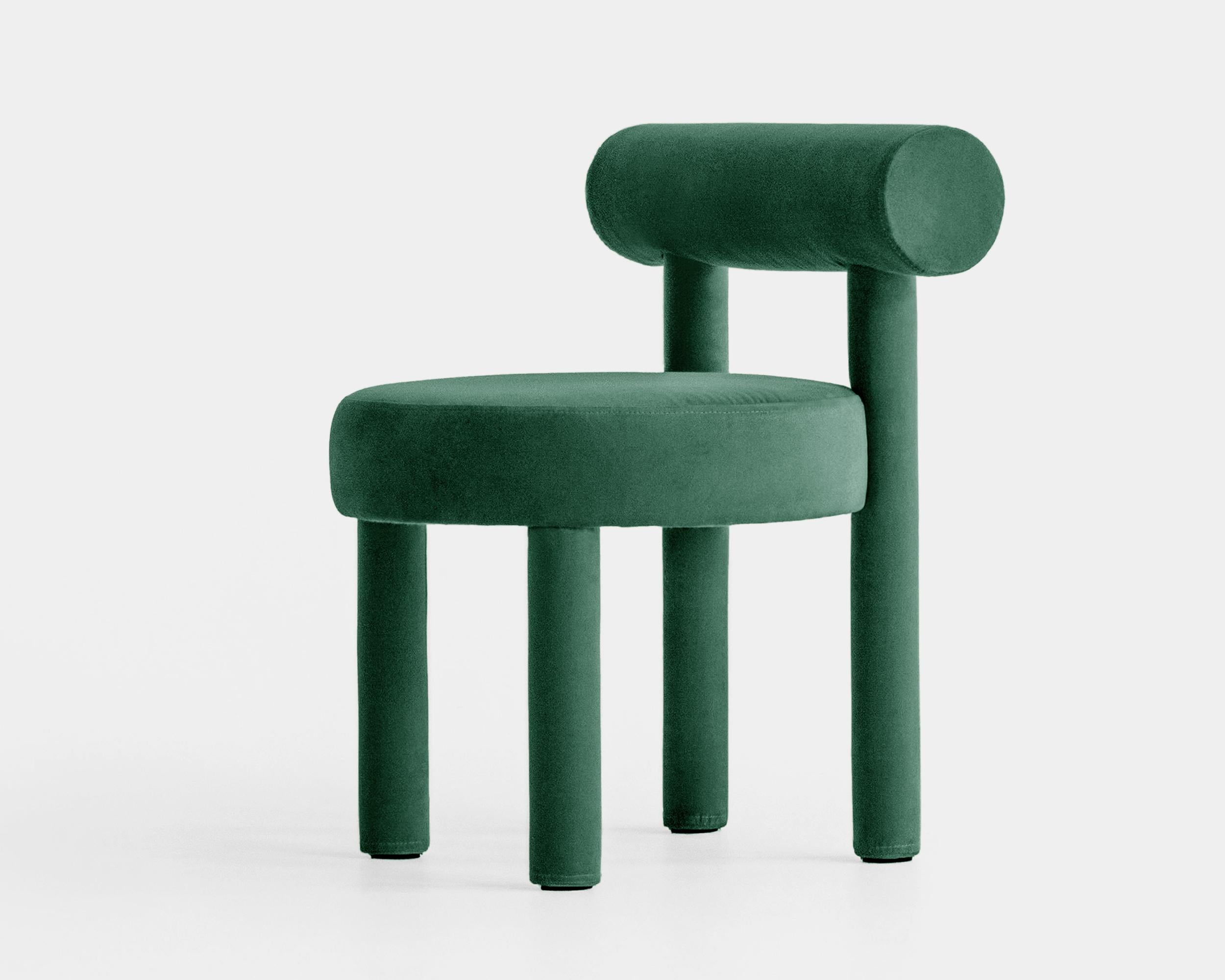 Chair Gropius CS1
Designer: Kateryna Sokolova

Model in the main picture : Collection - Magic velvet, Color - Green 2225

Dimensions:
Height: 74 cm / 29,13 in
Width: 57 cm / 22,44 in
Depth: 57 cm / 22,44 in
Seat height: 47 cm / 18,11 in

New NOOM