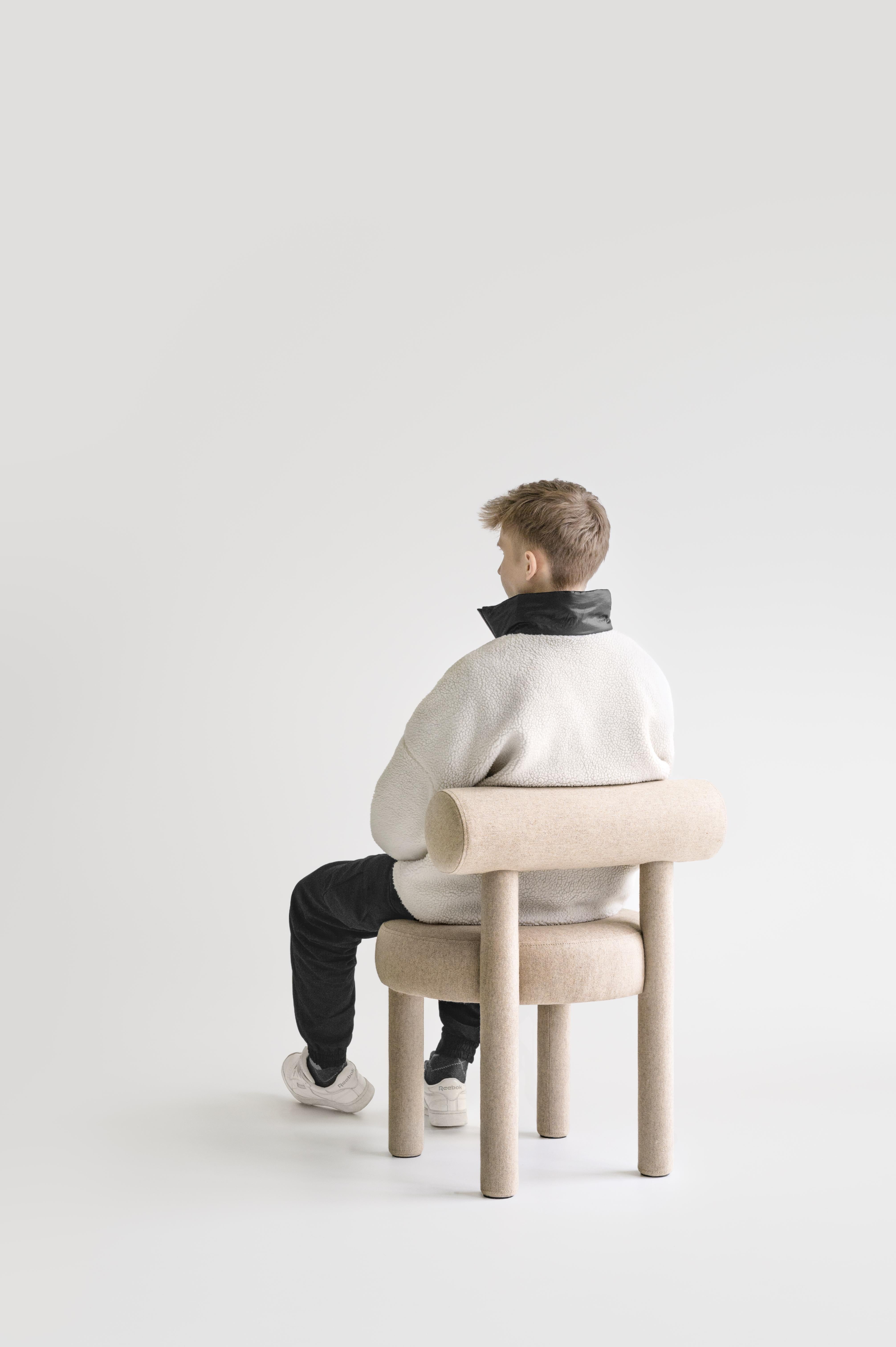 Foam Contemporary Chair 'Gropius CS1' by Noom, Magic Velvet, 2225 For Sale