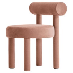 Contemporary Stuhl 'Gropius CS1' von Noom, Pink Magic Velvet