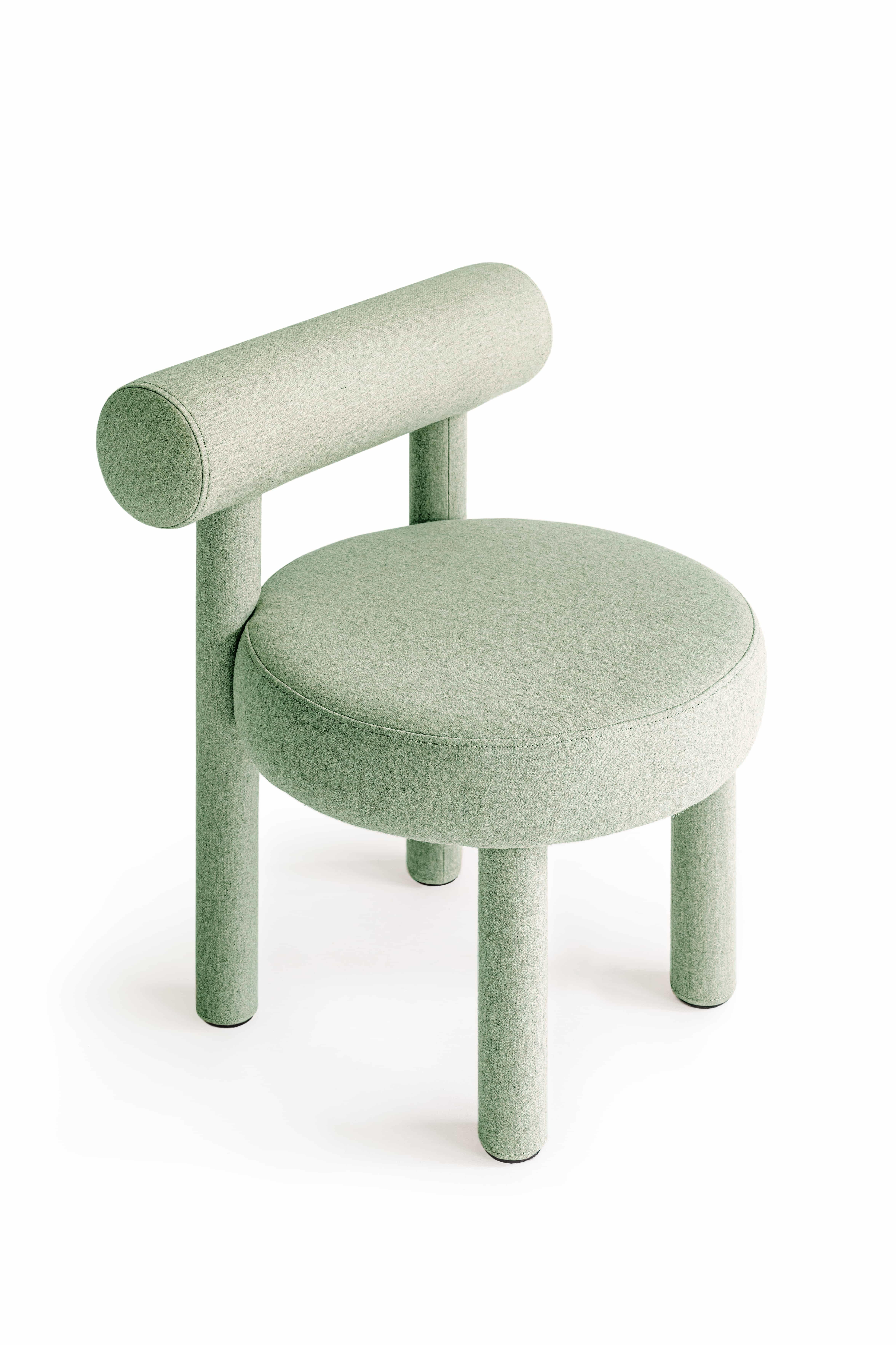 Chair Gropius CS1
Designer: Kateryna Sokolova

Model in the main picture Collection: Wool, Color: Jade 42

Dimensions:
Height: 74 cm / 29,13 in
Width: 57 cm / 22,44 in
Depth: 57 cm / 22,44 in
Seat height: 47 cm / 18,11 in

New NOOM furniture