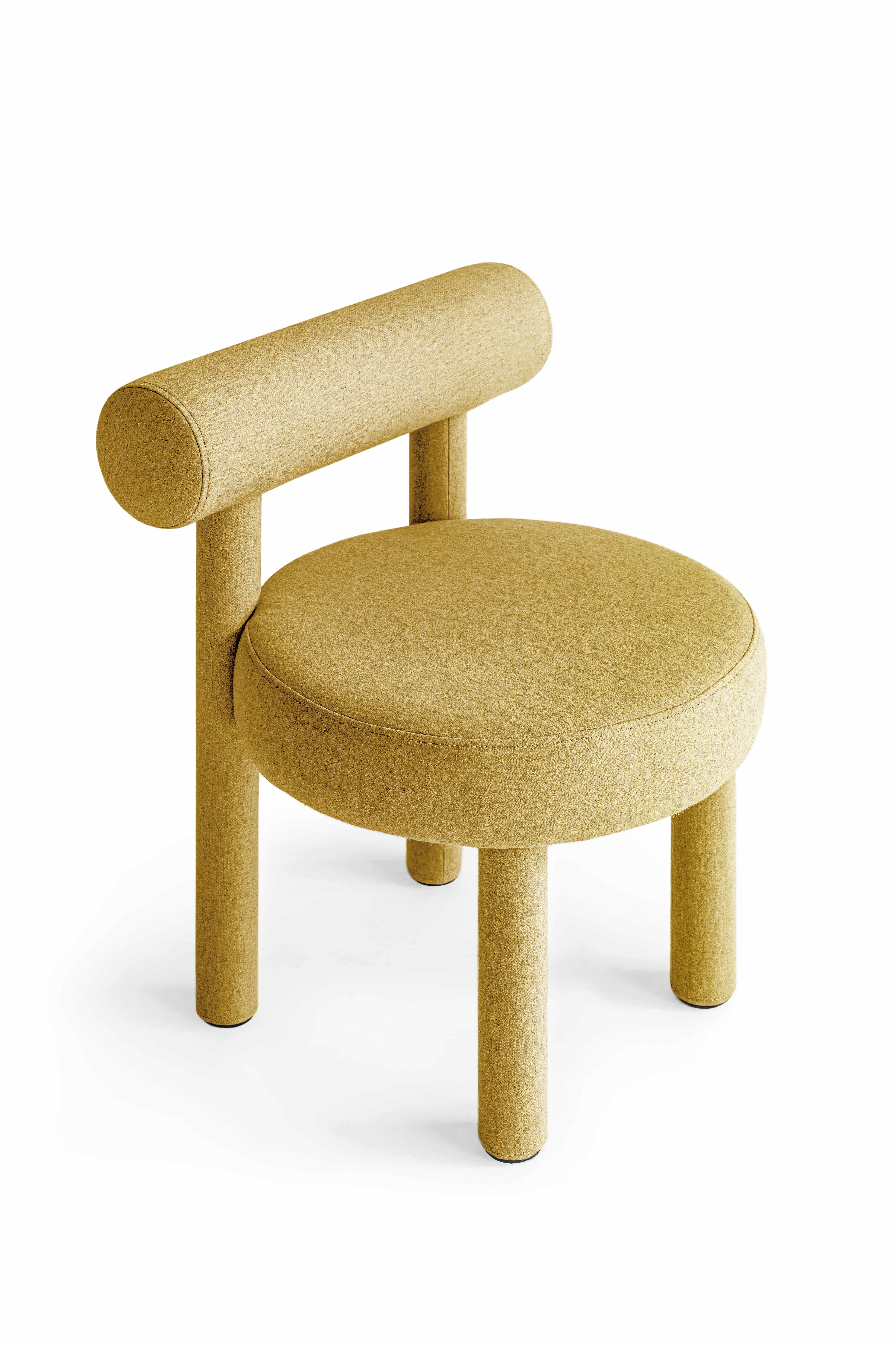 Chair Gropius CS1
Designer: Kateryna Sokolova

Model in the main picture : Collection - Wool, Color - Mustard 63

Dimensions:
Height: 74 cm / 29,13 in
Width: 57 cm / 22,44 in
Depth: 57 cm / 22,44 in
Seat height: 47 cm / 18,11 in

New NOOM furniture