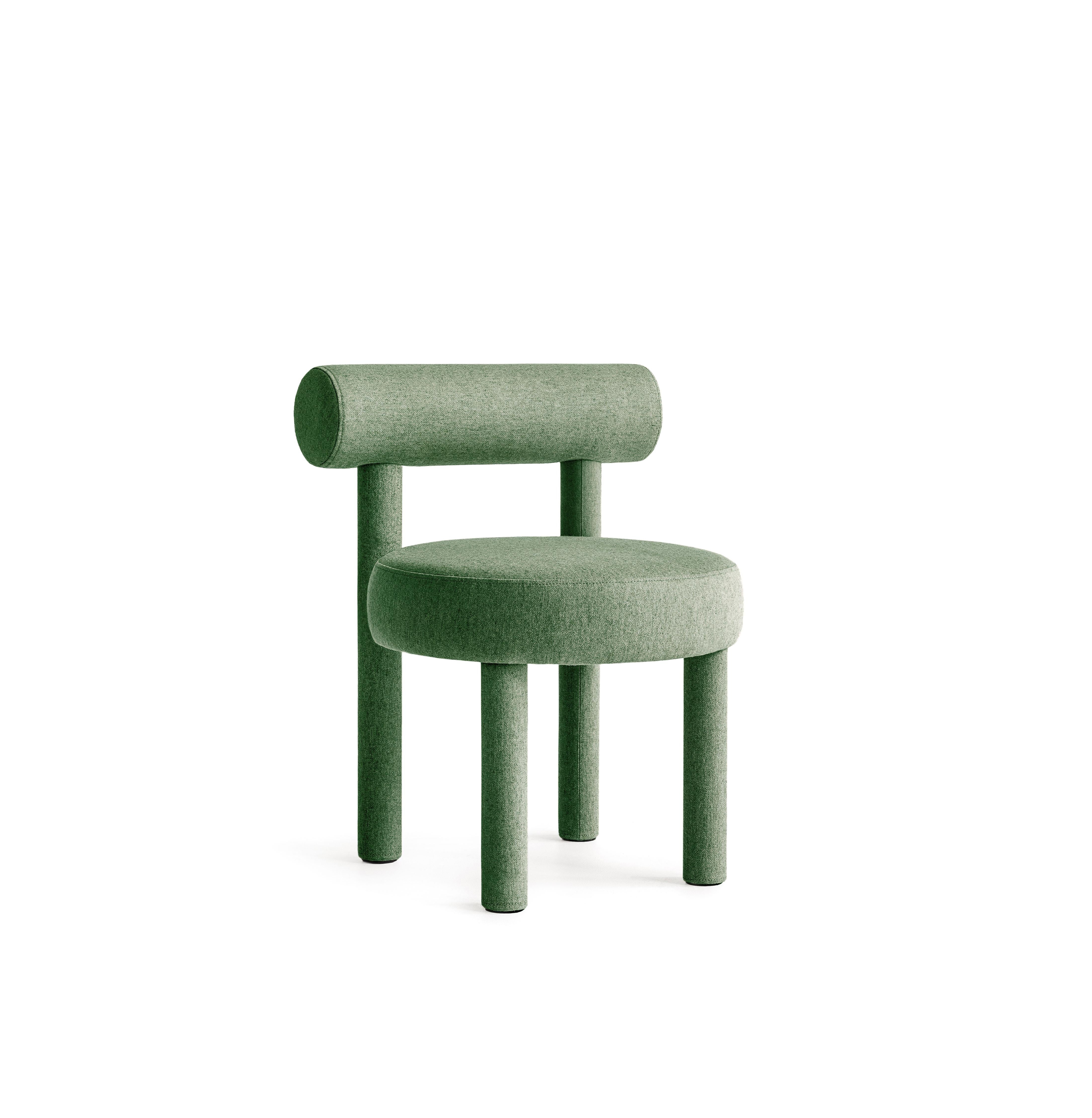 Organic Modern Contemporary Chair 'Gropius CS1' by Noom, Wool, Seagrass 64 For Sale