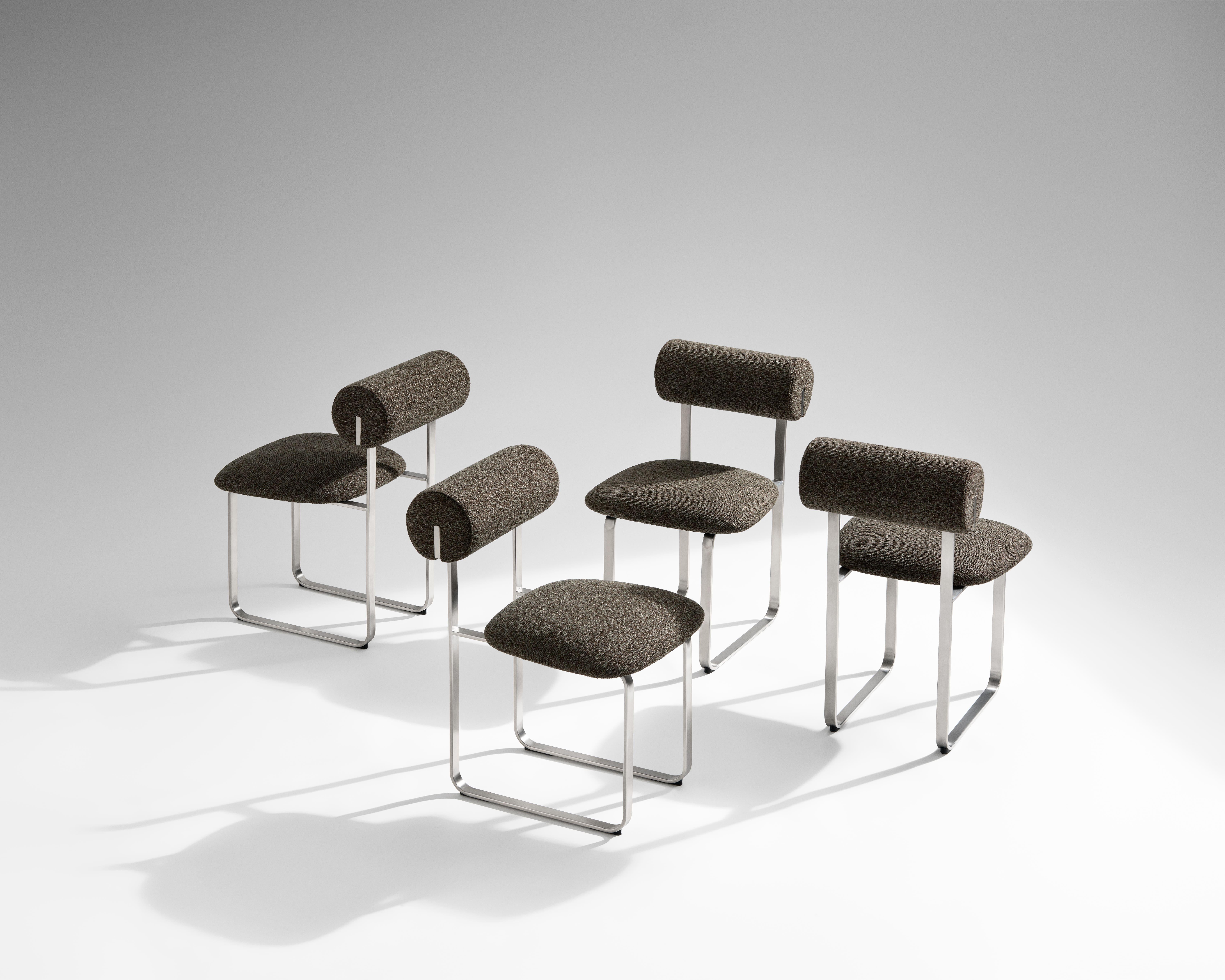 Silla contemporánea 'Hippo Steel' de Norr11, Mumble-026 Siglo XXI y contemporáneo en venta