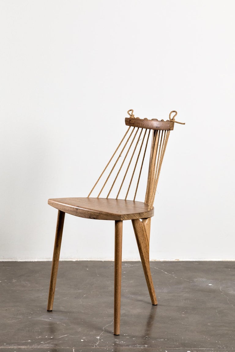 Ebonized Contemporary Chair in Brazilian Hardwood by Ricardo Graham Ferreira For Sale
