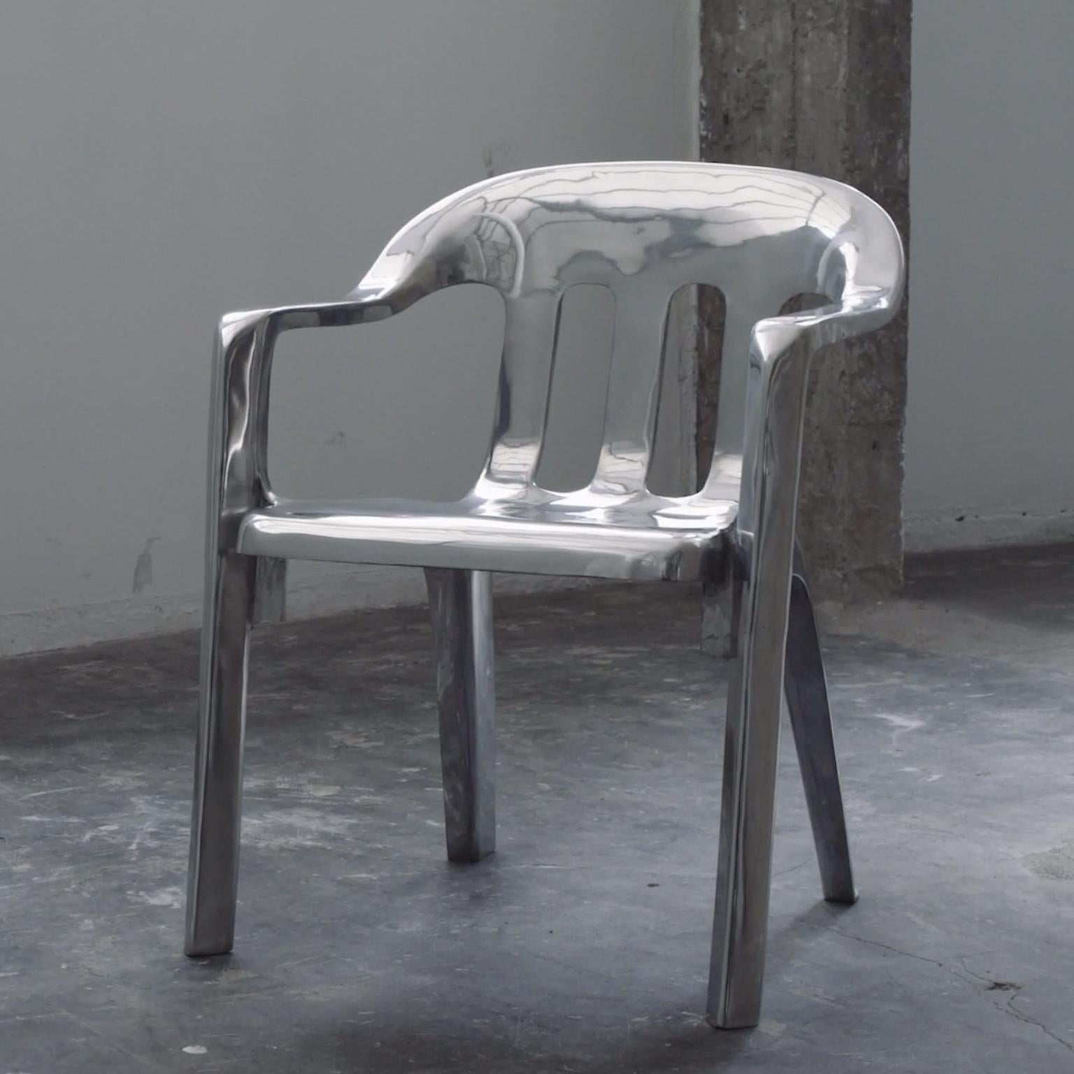 cast aluminum chair