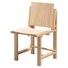 Contemporary Chair Marc Morro Plywood Koto Wood Natural
