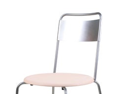 Contemporary Chair 'Petit Rond' Troels Grum-Schwensen X FRAMA, Steel and Leather