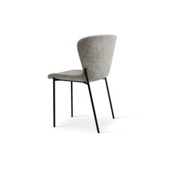 Contemporary Chair 'Pipe' Schwarzer Rahmen, Beige Wolle, Xylophon