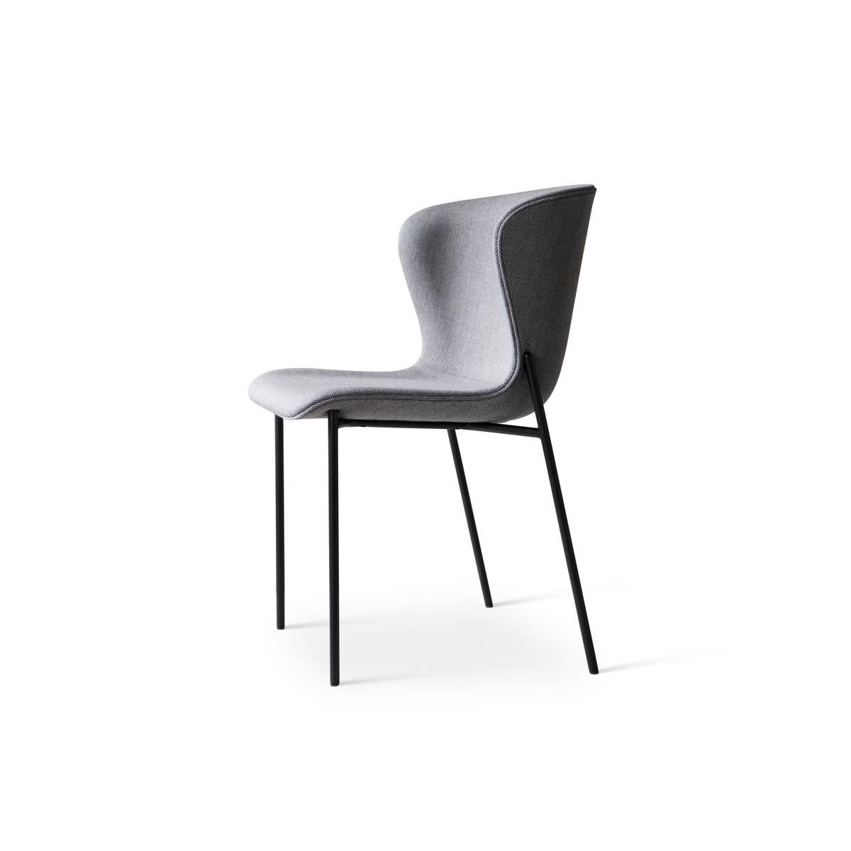 Contemporary Chair 'Pipe' Black Dakar Leather, 0842 For Sale 12