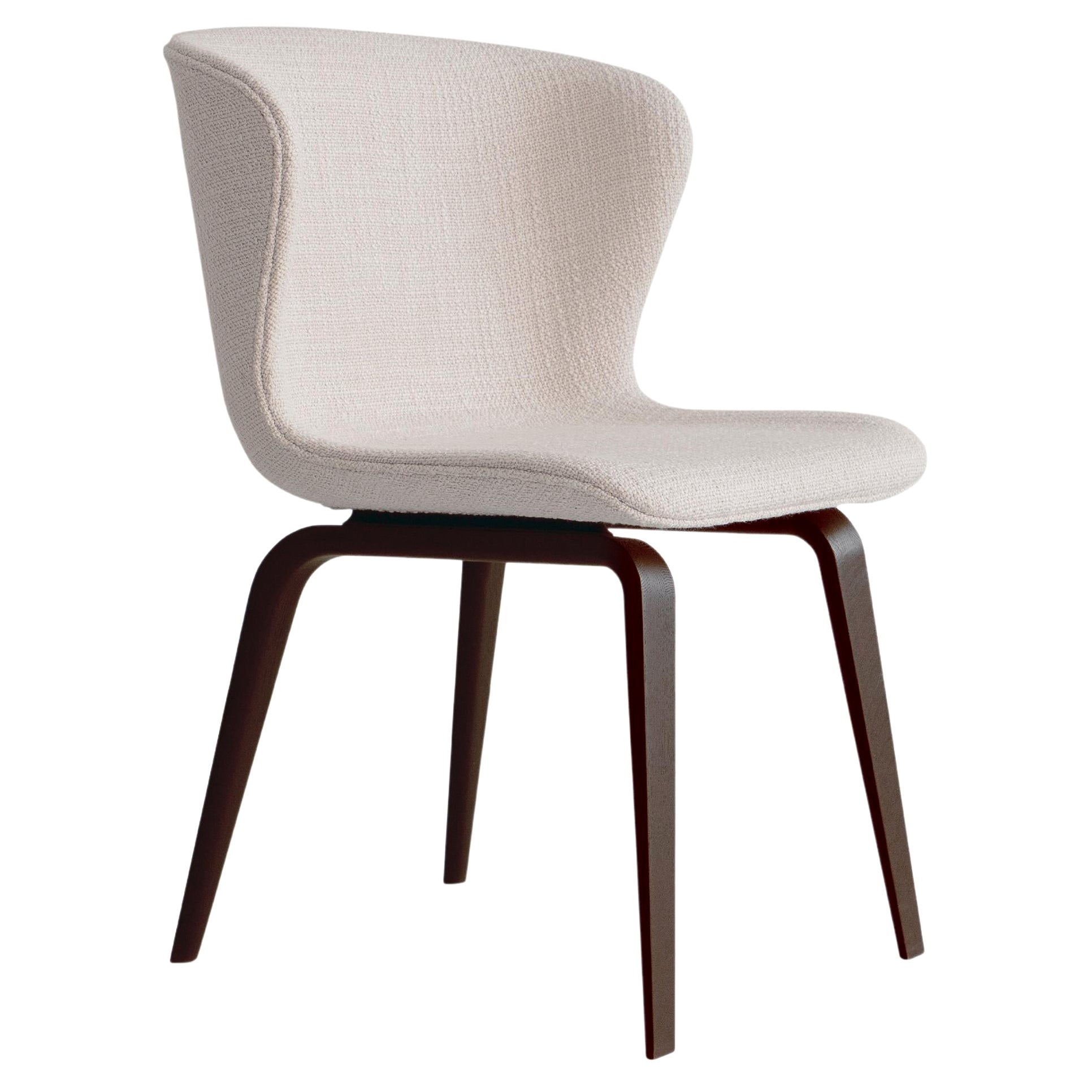Chaise contemporaine 'Pipe Wood' Bois fumé, Karakorum 003