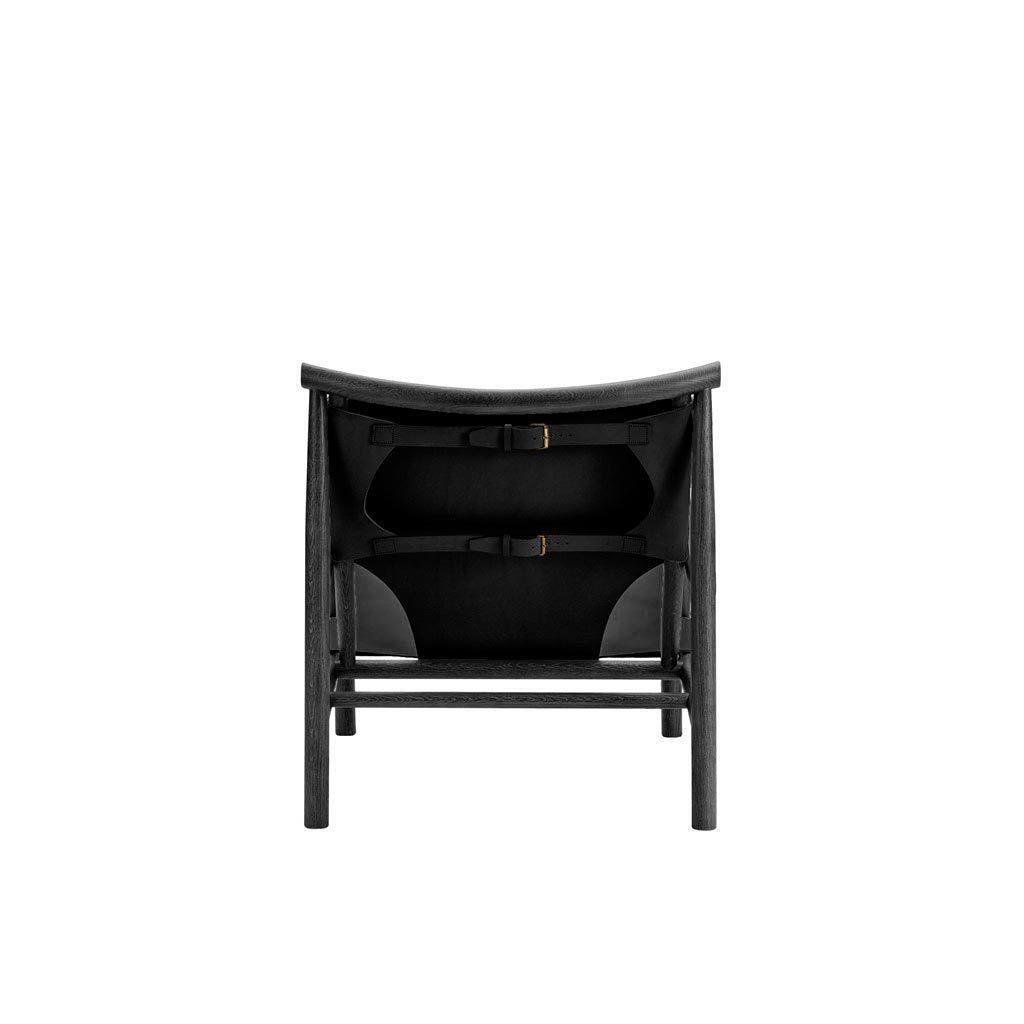 Scandinavian Modern Contemporary Chair 'Samurai' by Norr11, Black  For Sale