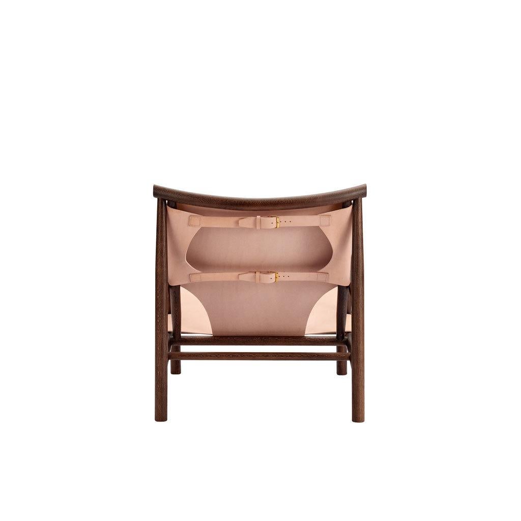 Silla contemporánea 'Samurai' de Norr11, ahumado oscuro y naturaleza Danés en venta
