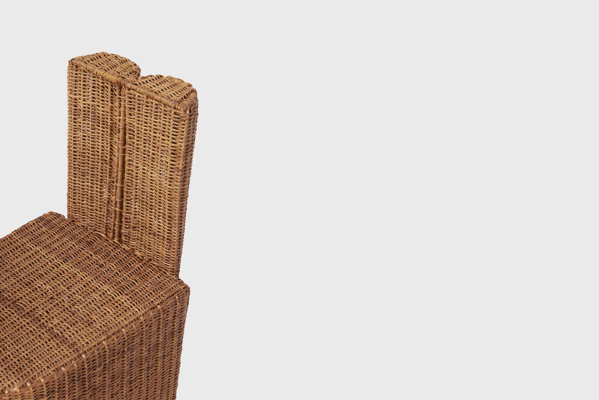 Contemporary Chair, Sustainable Natural Yaré Fiber, by Fango 'F. Jaramillo' In New Condition For Sale In Barcelona, ES