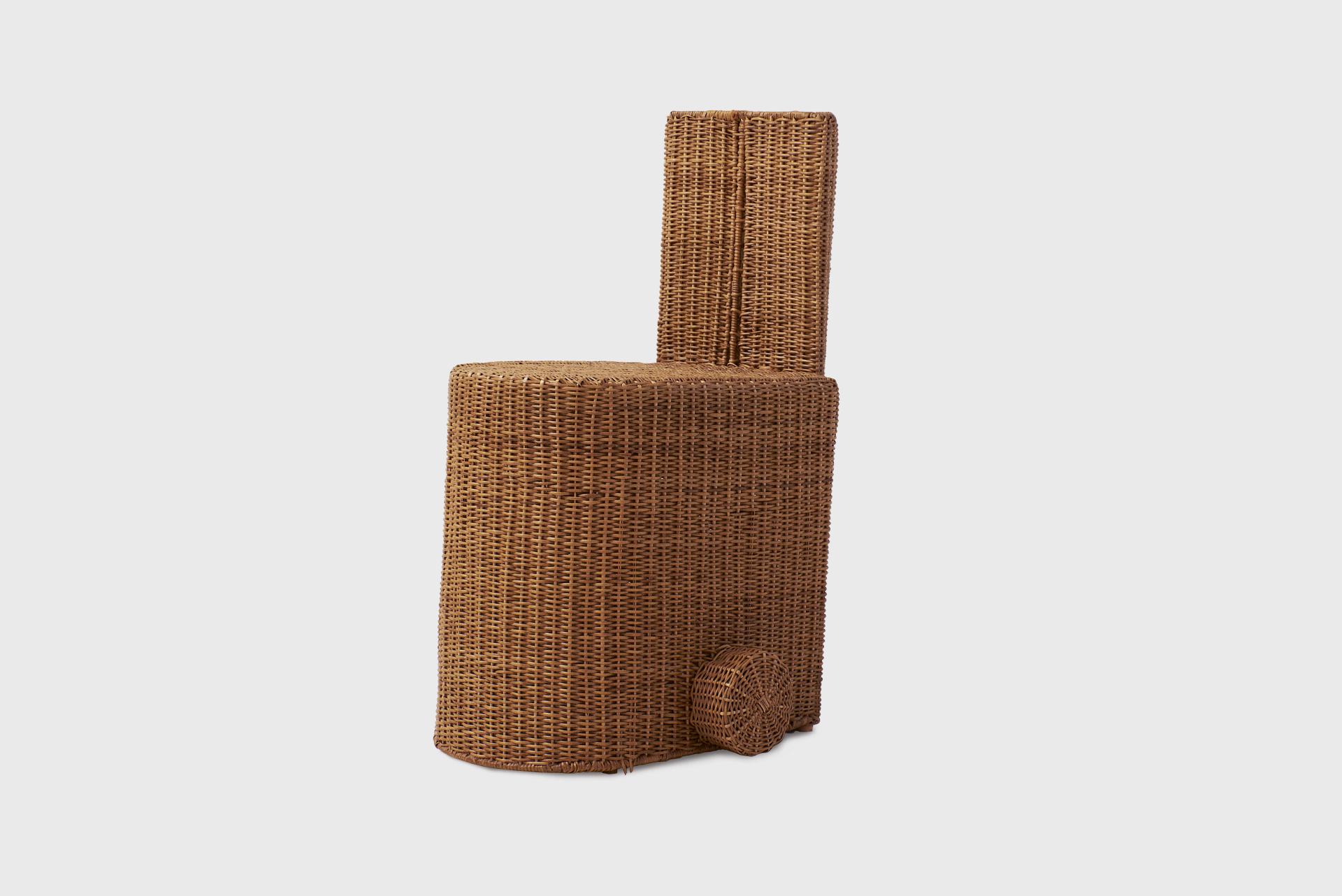 XXIe siècle et contemporain Chaise contemporaine, fibre de yaré naturelle et durable, par Fango 'F. Jaramillo en vente