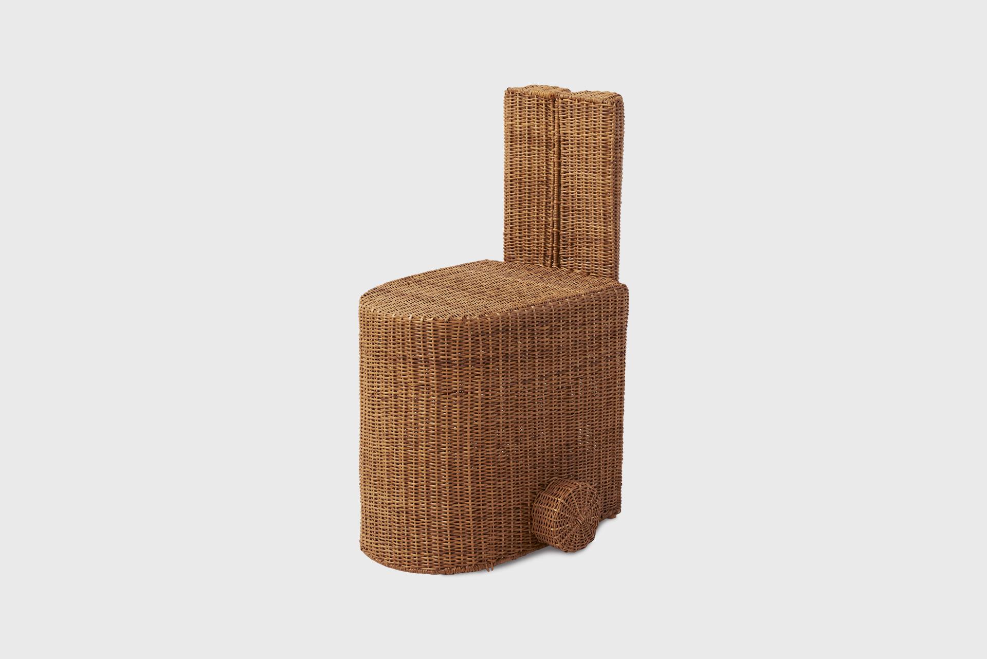 Contemporary Chair, Sustainable Natural Yaré Fiber, by Fango 'F. Jaramillo' For Sale 2