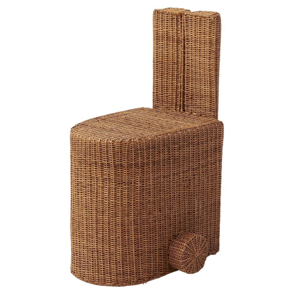 Contemporary Chair, Sustainable Natural Yaré Fiber, by Fango 'F. Jaramillo'