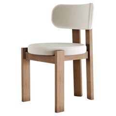 Contemporary Chair 'TR' by Fora Projects, Medium Oak, Vidar col.1511