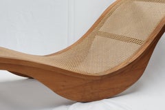 Contemporary Chaise Longue by Brazilian Designer in Wood