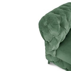 Contemporary chaise lounge Offered in Button & Capitonnée Tufting