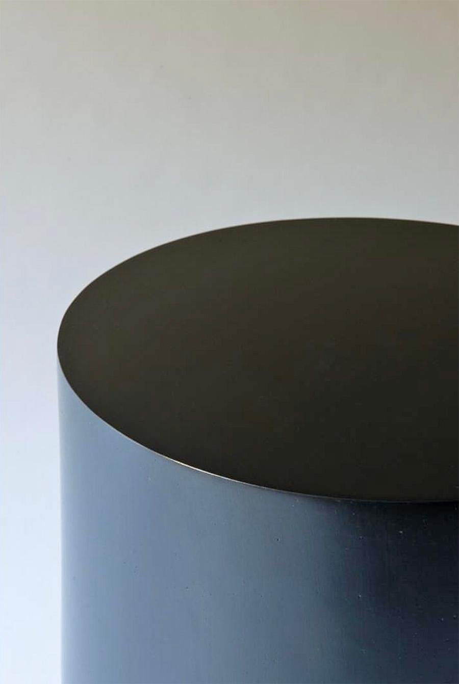 Contemporary Chalk Jesmonite Side Table, Pilotis 3 Legs by Malgorzata Bany For Sale 5