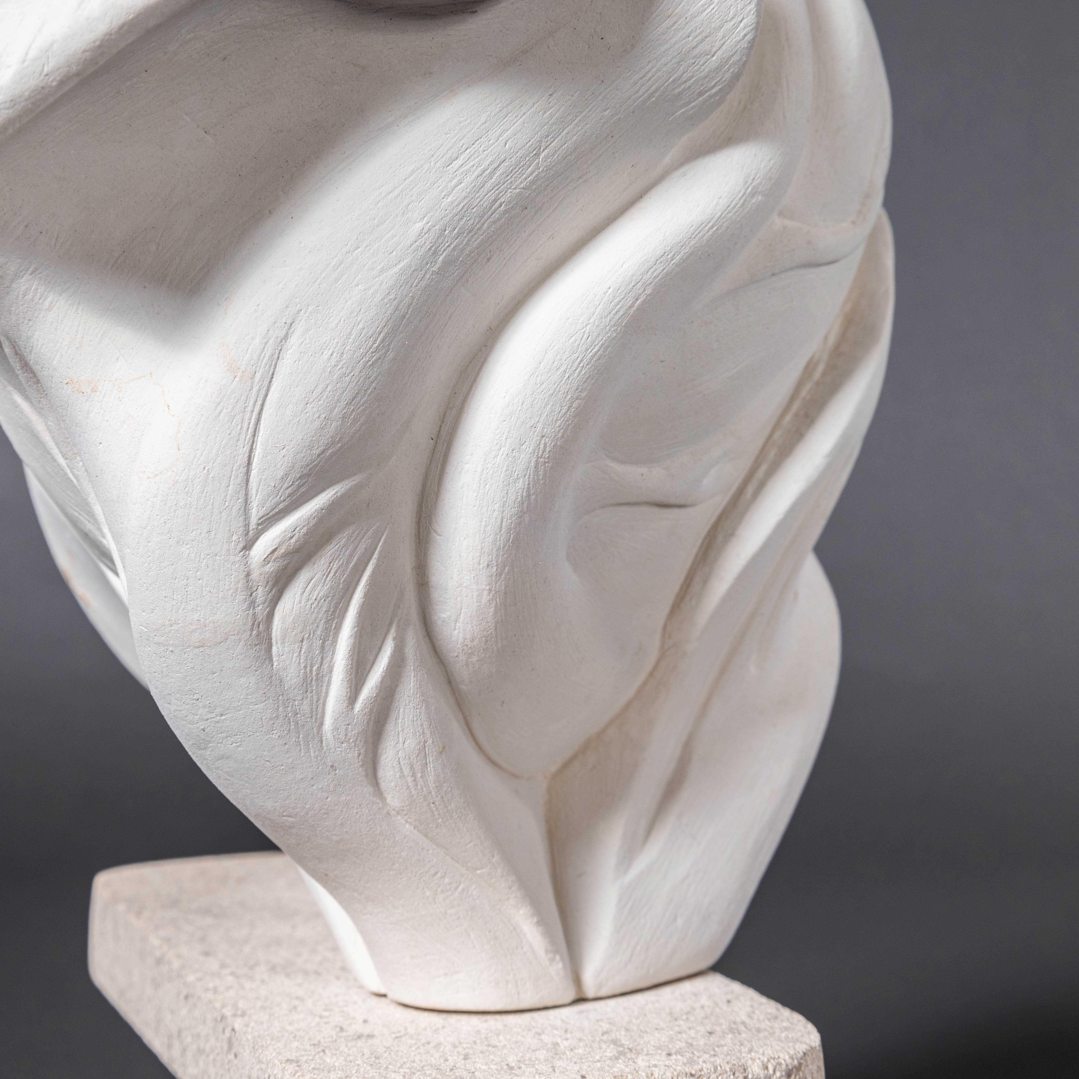 Coliflor contemporánea de pozo de tiza - Marcia Bennett-Male en venta 4