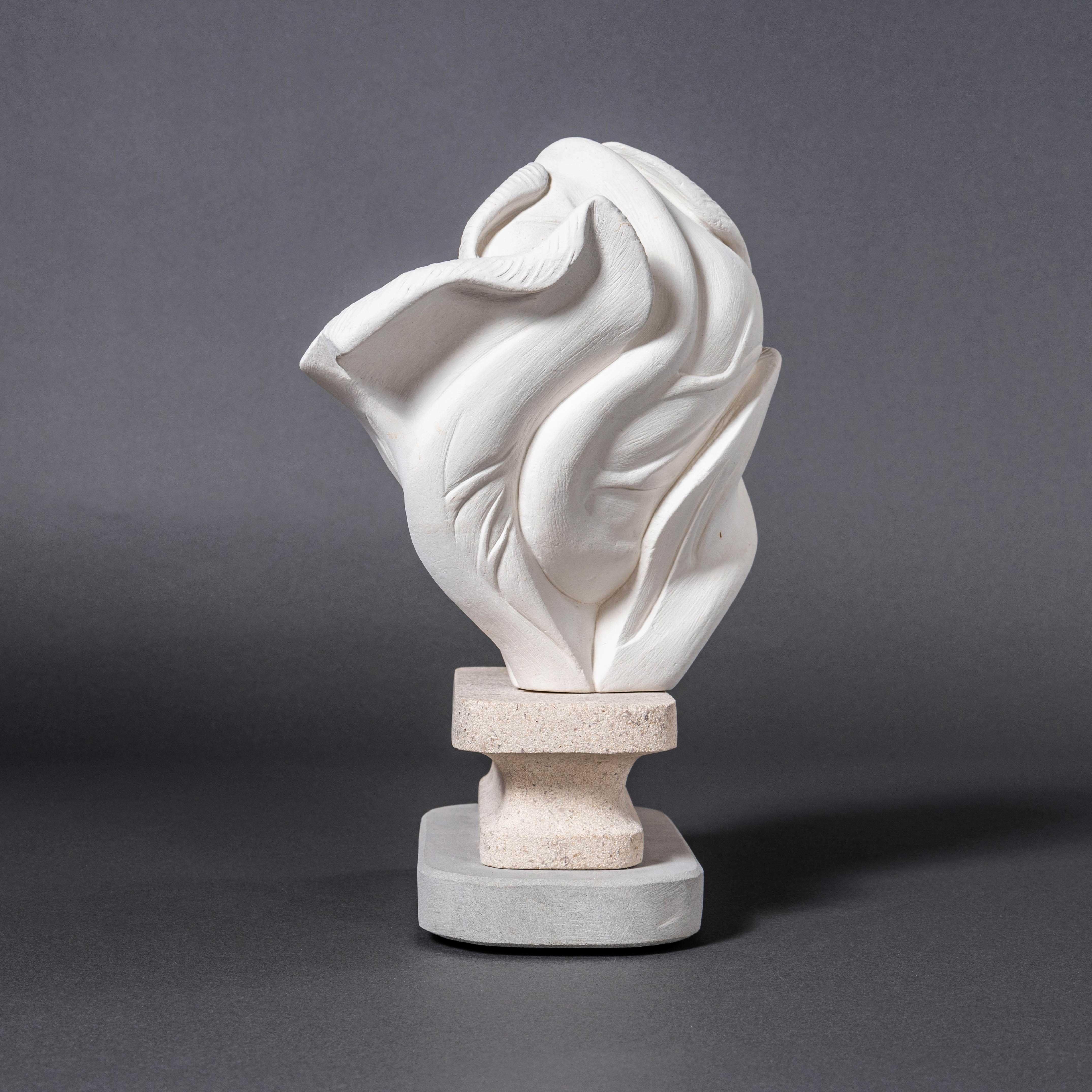 Coliflor contemporánea de pozo de tiza - Marcia Bennett-Male Inglés en venta
