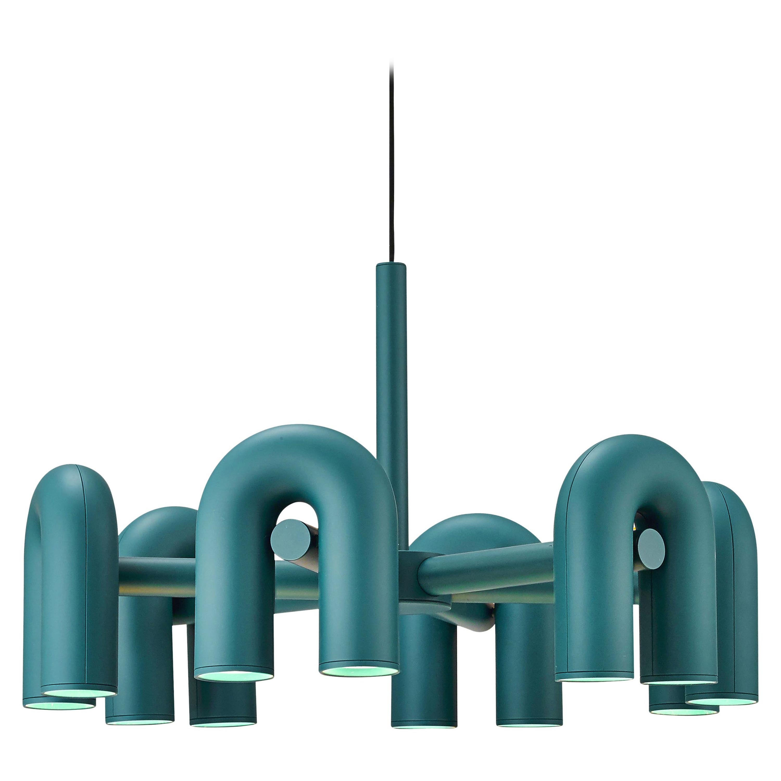 Contemporary Chandelier 'Cirkus' by AGO 'Large - Green'