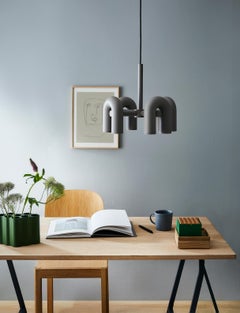 Contemporary Chandelier 'Cirkus' by AGO 'Large - Grey'