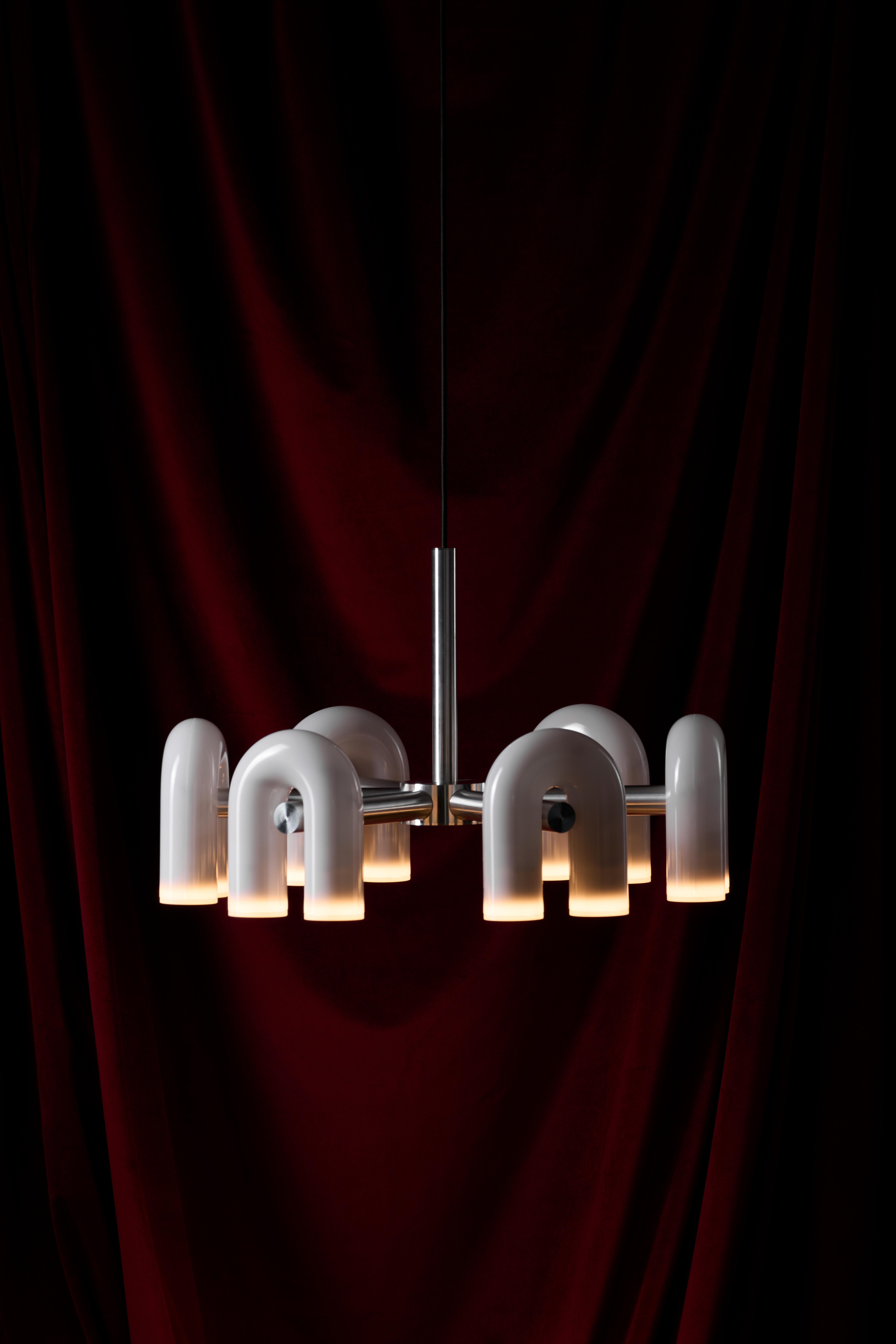 French Contemporary Chandelier 'Cirkus' by AGO 'Large - RAW' (Limited Edition) For Sale