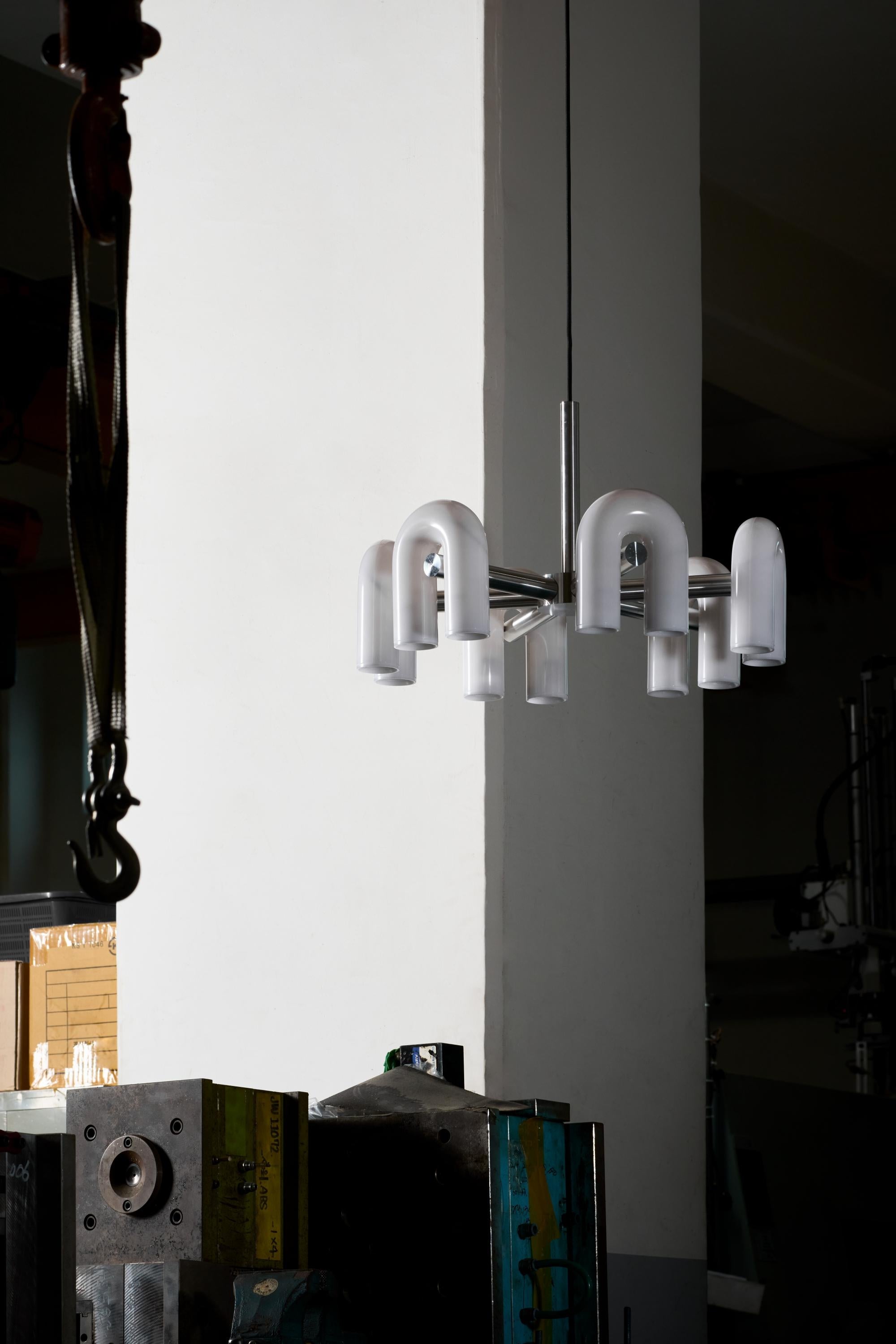 Contemporary Chandelier 'Cirkus' by AGO 'Large - RAW' (Limited Edition) For Sale 1