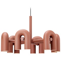 Contemporary Chandelier 'Cirkus' by AGO 'Large - Terracotta' (in stock)