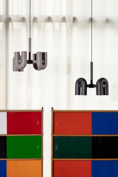 Contemporary Chandelier 'Cirkus' by AGO 'Small - Charcoal'