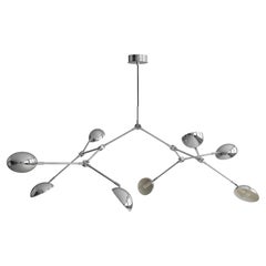 Contemporary Chandelier 'Drop' by 101 Copenhagen, Chrome