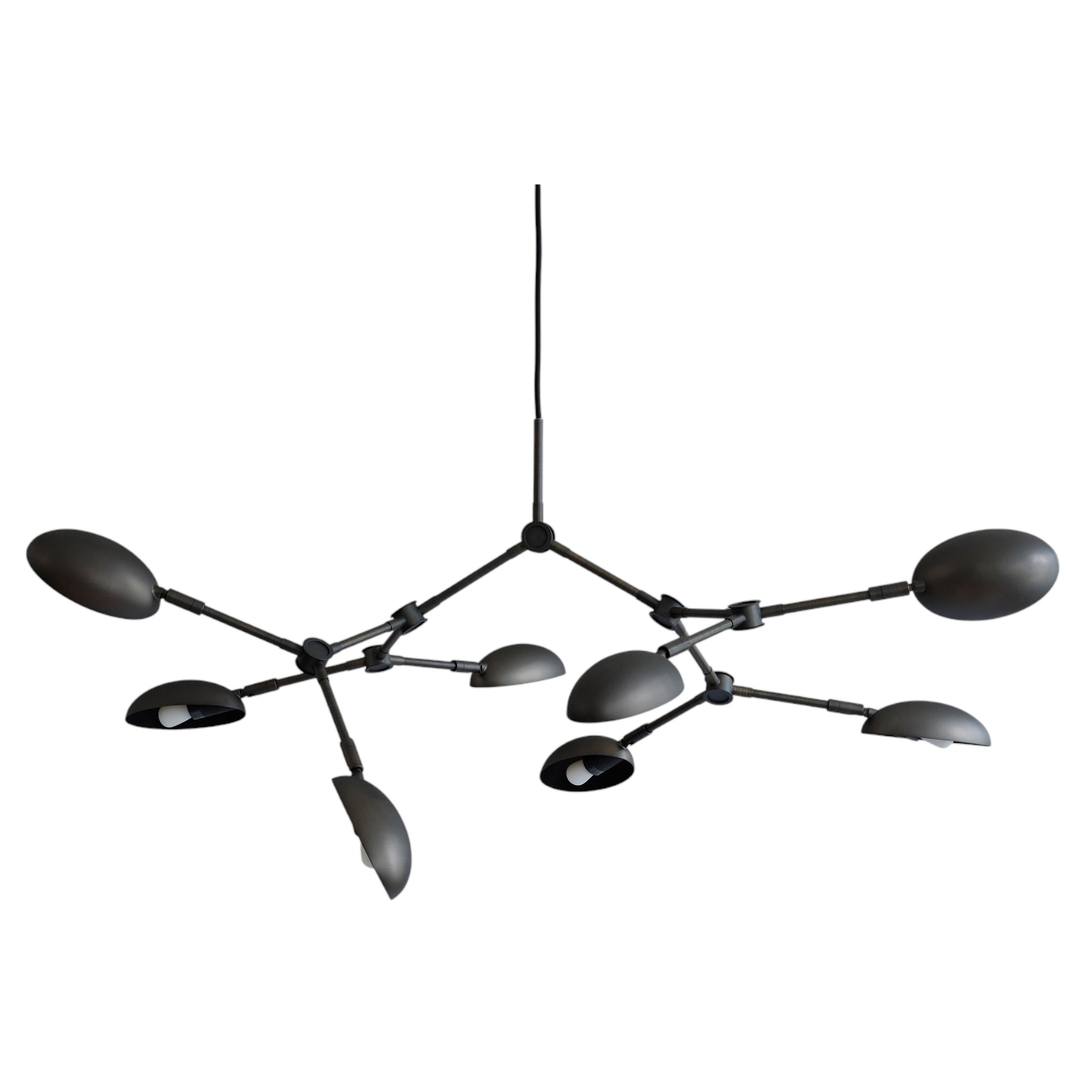 Contemporary Chandelier 'Drop Mini' by 101 Copenhagen, Bronze