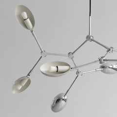 Contemporary Chandelier 'Drop Mini' by 101 Copenhagen, Chrome