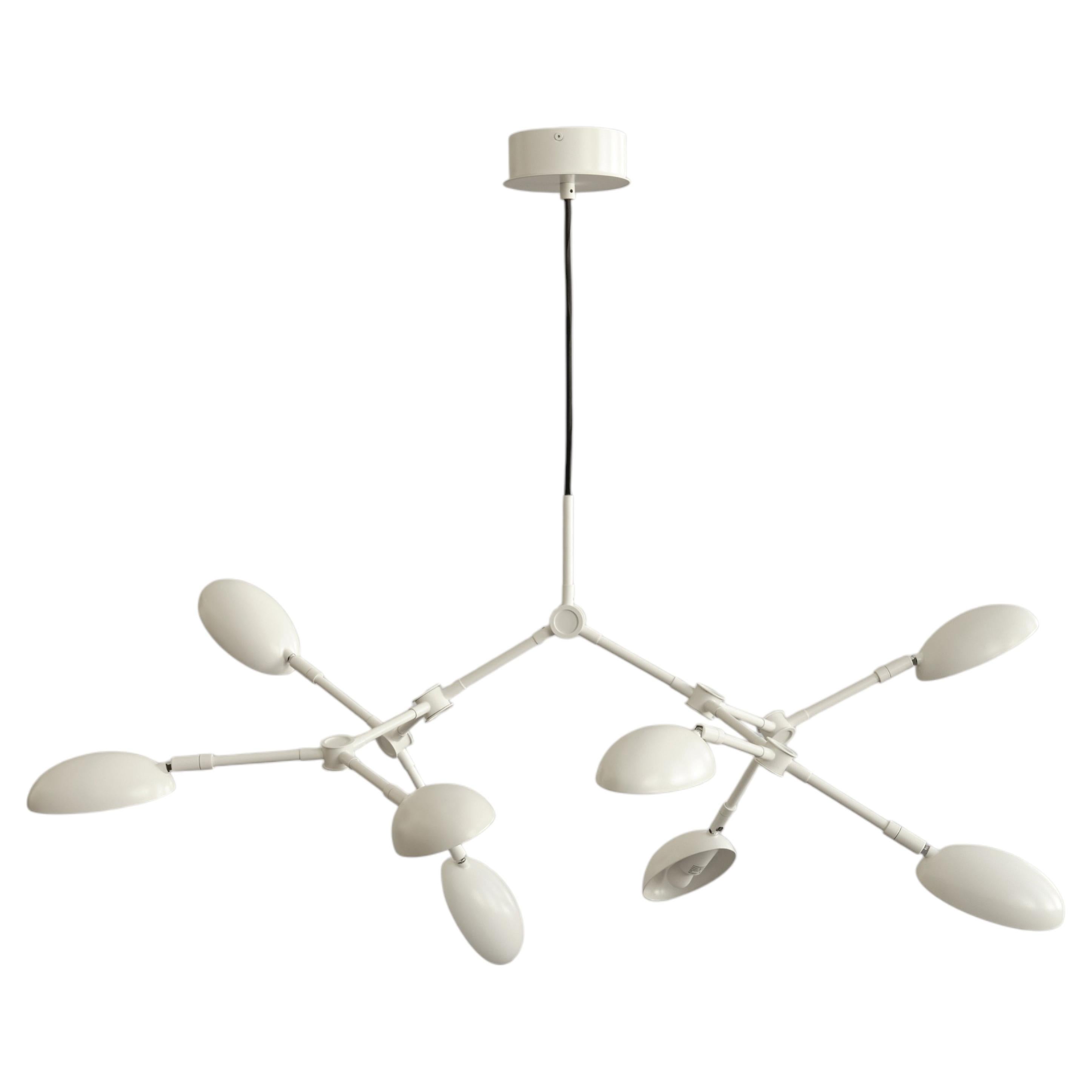 Contemporary Chandelier 'Drop Mini' by 101 Copenhagen, White For Sale