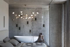 Contemporary Chandelier 'Linfa' 565.12 by Federico Peri x TOOY, Nickel